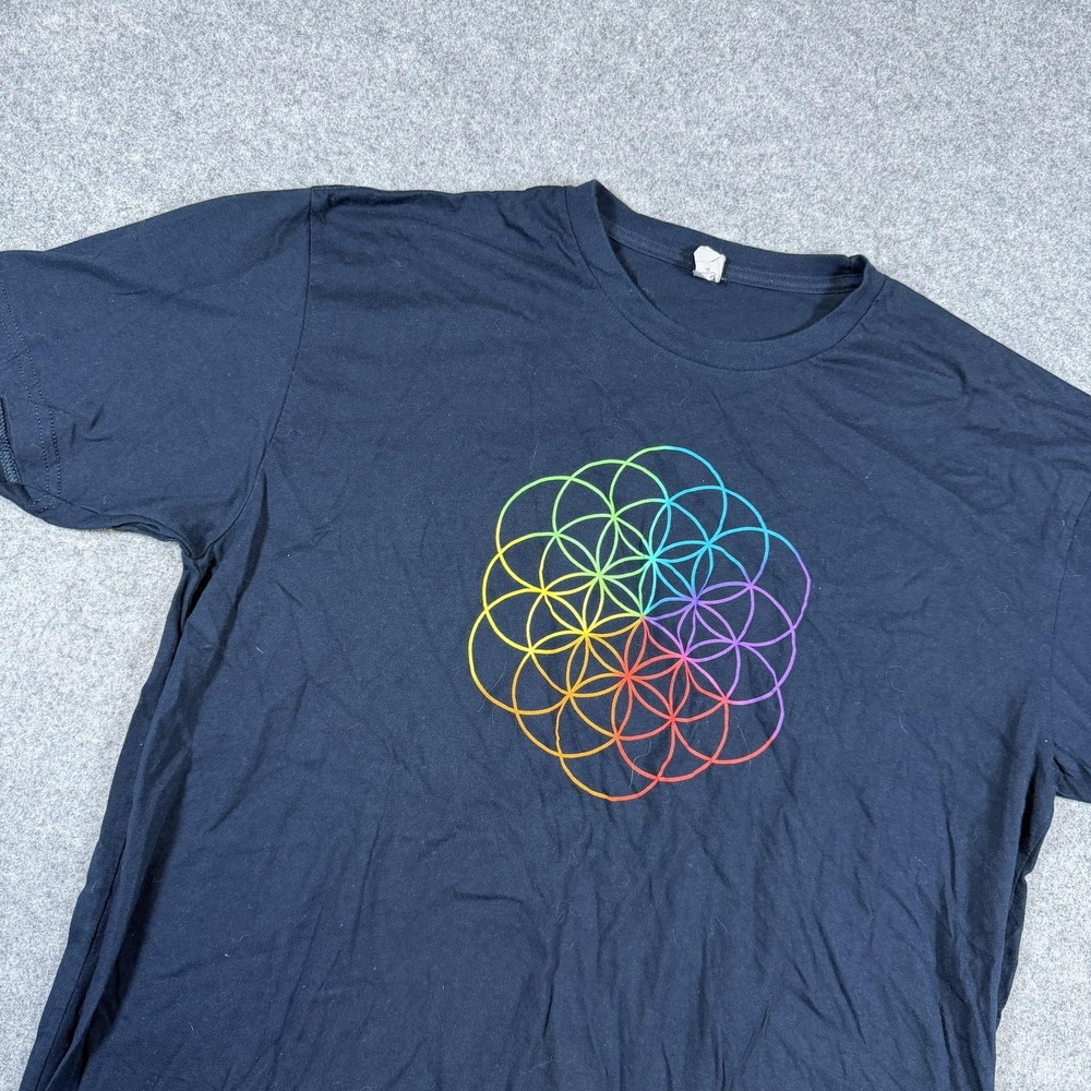 Coldplay Next Level Shirt Mens XL Blue A Head Full Dreams World Tour Tee 2016
